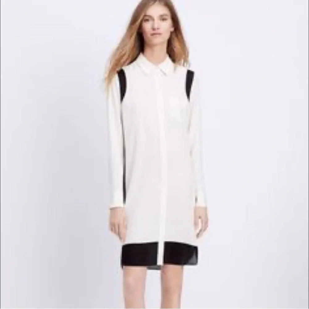 Vince Crepe de Chine Shirtdress - Picture 6 of 10